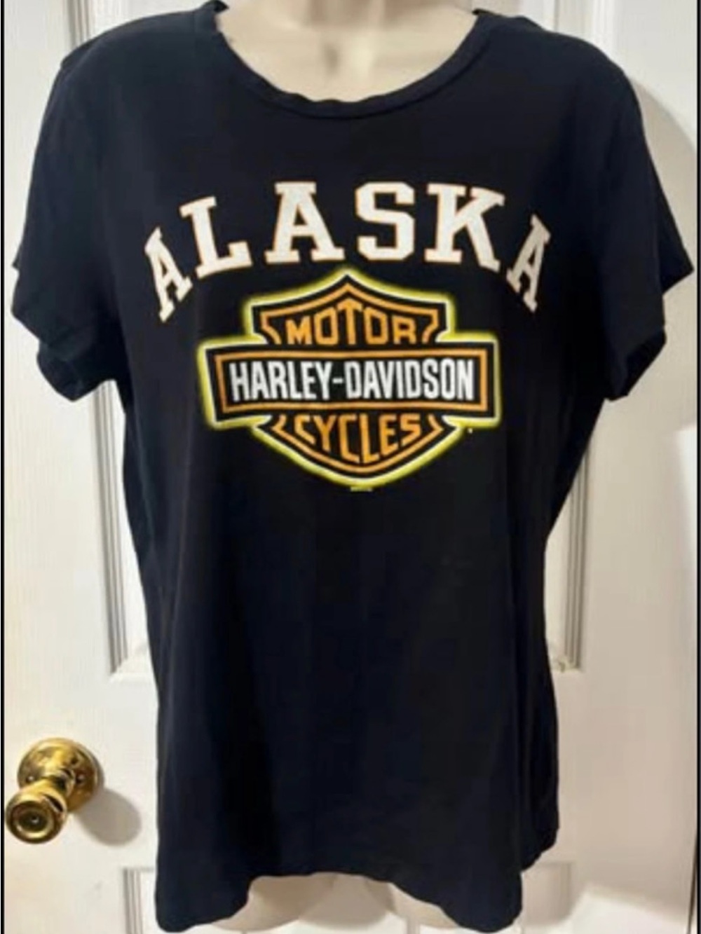 Harley-Davidson Alaska Black Logo T-Shirt